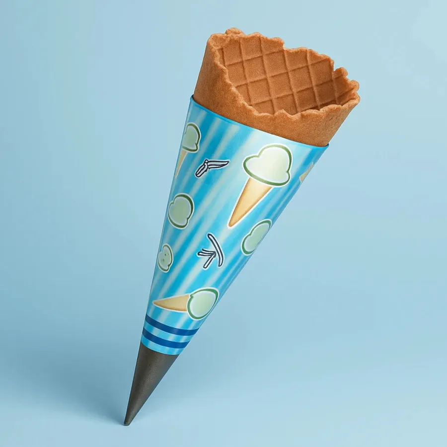 Custom Child Size Waffle Cone Sleeves