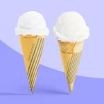 Custom abstract design ice cream cone sleeves