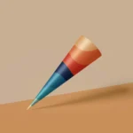 Custom abstract design ice cream cone sleeves